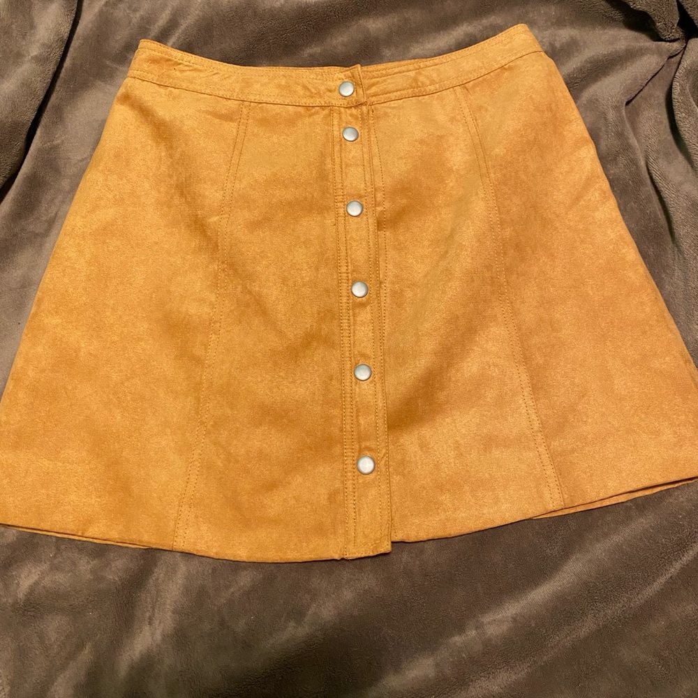 H&M Divided Suede Skirt